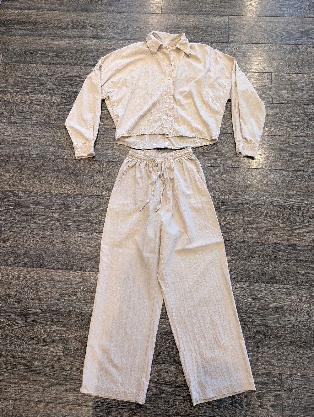 Ripple Two Piece Set Lounge Cream